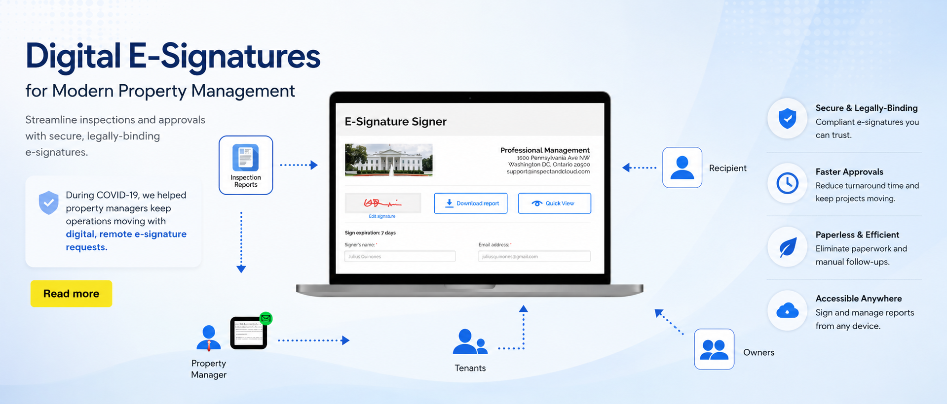 Digital E-Signatures feature banner