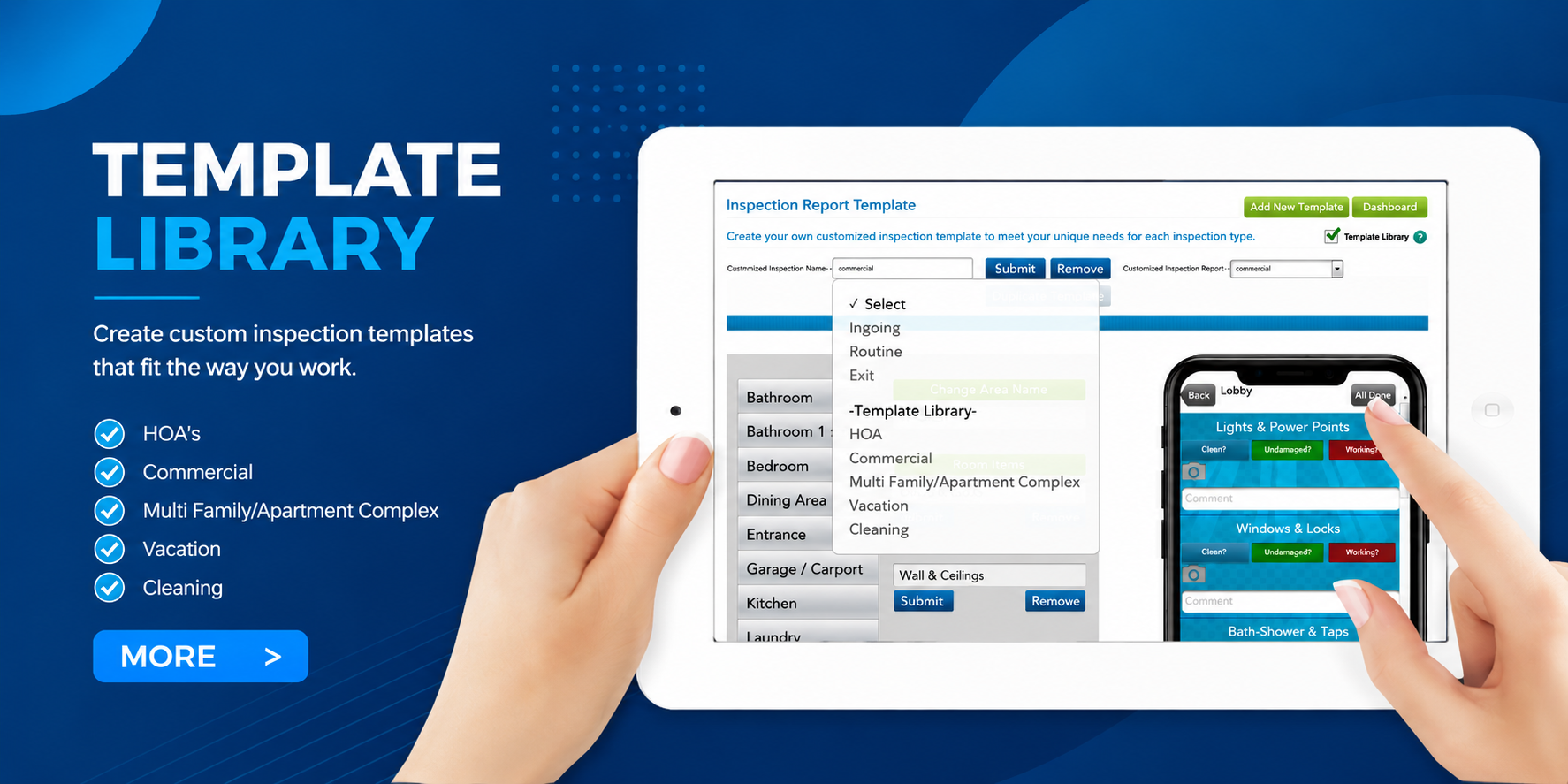 Template Library feature banner
